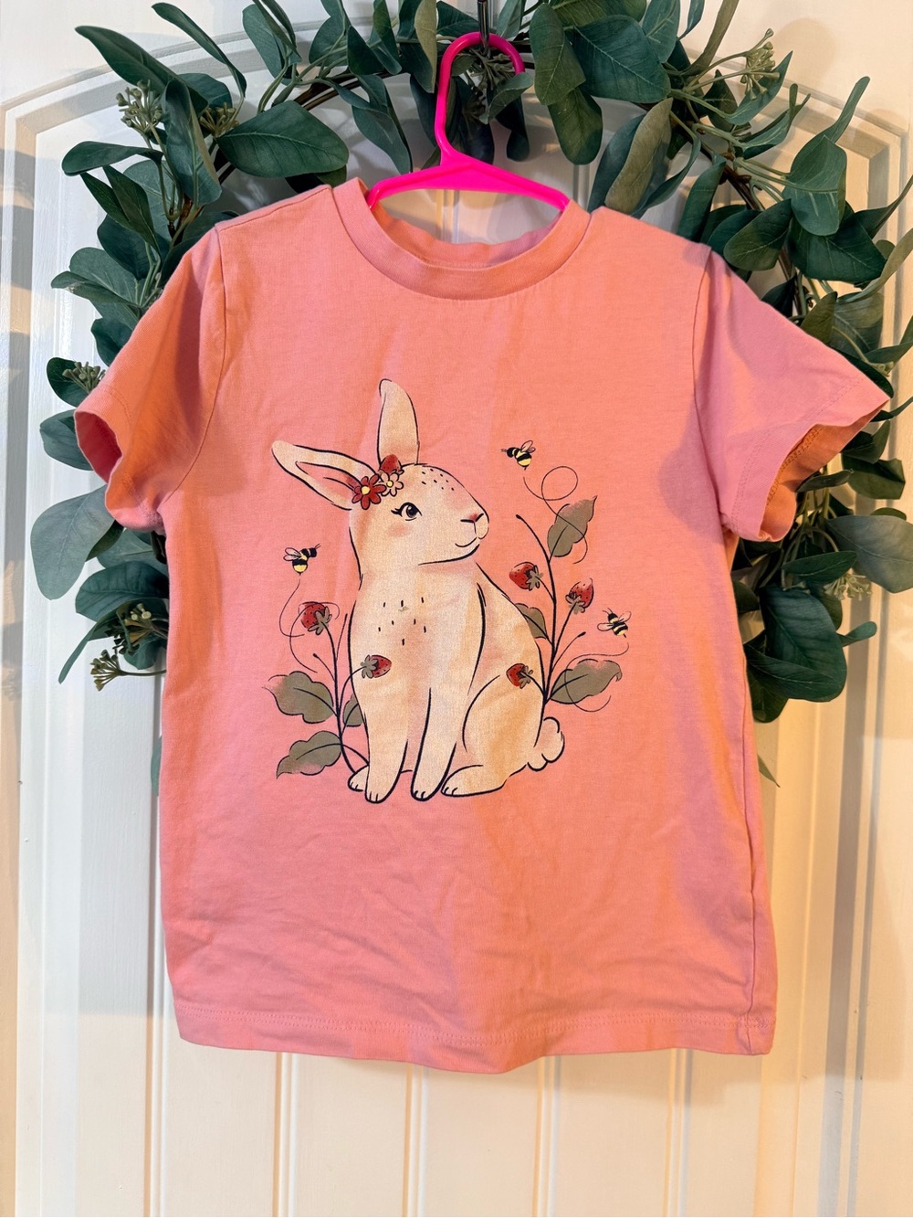 💫10/$25 • Joe Fresh Pink Bunny Graphic Cotton T-Shirt